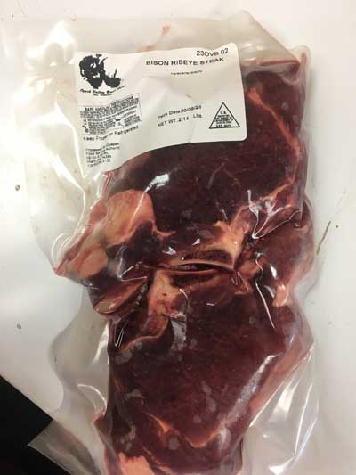 Bison Ribeye Steaks
