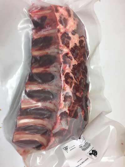 Bison prime rib